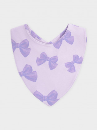 Нагрудник для новорожденных, артикул: К 8519, цвет: фиолетовый
