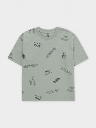 Футболка для мальчика, артикул: КР 302979, цвет: хаки