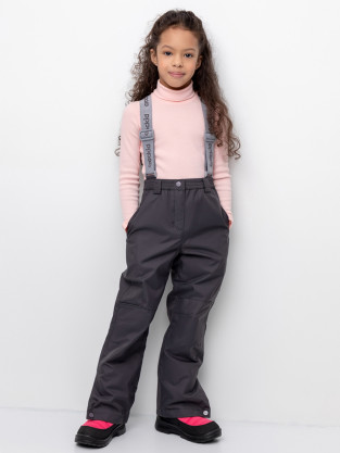 Брюки утепленные, артикул: ВК 46017/26/2 ГР, цвет: темно-серый