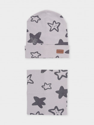 Шапка для мальчика, артикул: К 8171, цвет: серый