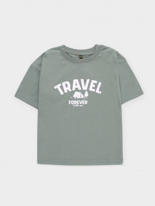 Футболка для мальчика, артикул: КР 302949, цвет: хаки