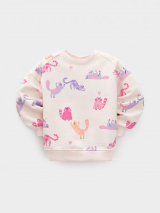 Свитшоты для девочки, артикул: КР 302943, цвет: сахар