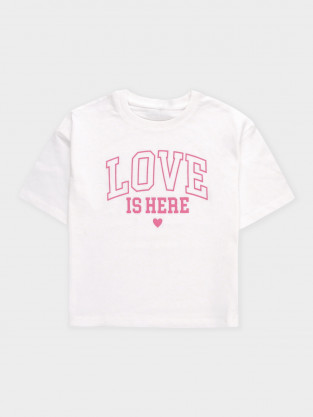 Футболка для девочки, артикул: КР 303016, цвет: сахар