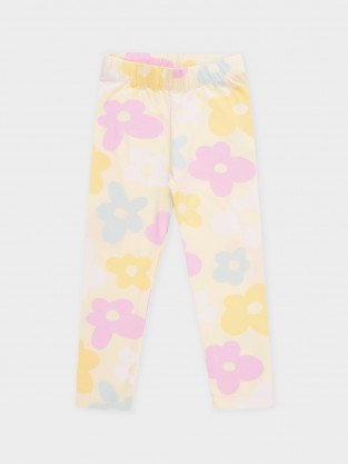Лосины для девочки, артикул: КР 4074-1, цвет: желтый