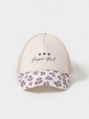 Кепка для девочки, артикул: ТК 80123, цвет: сахар