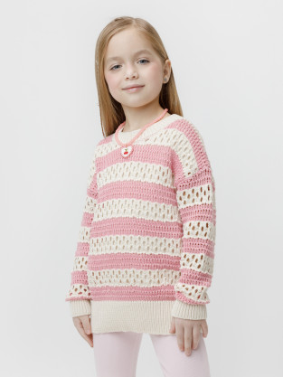 Джемпер для девочки, артикул: КВ 30171, цвет: мульти