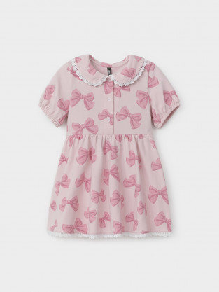 Платье для девочки, артикул: КР 5980, цвет: светло-розовый