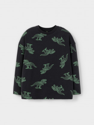 Лонгсливы для мальчика, артикул: КР 302273, цвет: темно-серый