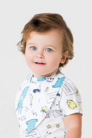 Нагрудник для новорожденных, артикул: К 8520, цвет: белый