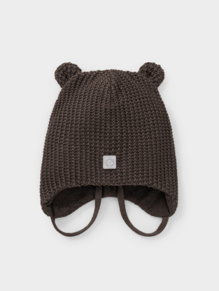 Шапка для мальчика, артикул: КВ 20420, цвет: коричневый