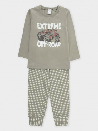 Пижама для мальчика, артикул: К 1606, цвет: хаки