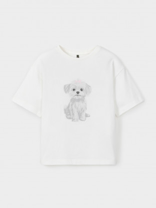 Футболка для девочки, артикул: КР 303033, цвет: сахар