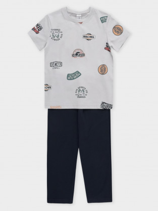 Пижама для мальчика, артикул: К 1646, цвет: светло-серый5