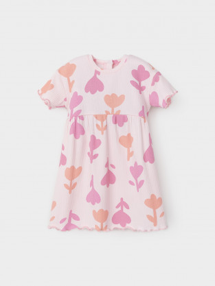 Платье для девочки, артикул: КР 5963, цвет: светло-розовый
