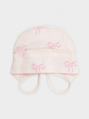 Шапочка ясельная для новорожденных, артикул: К 8176, цвет: сахар