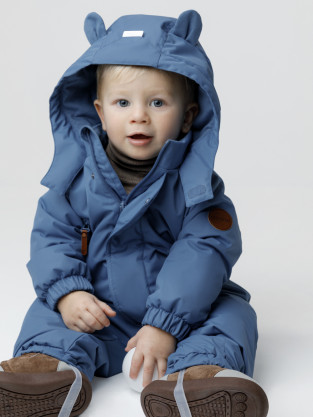 Комбинезоны утепленные для мальчика, артикул: ВК 60108/7 Ал, цвет: синий