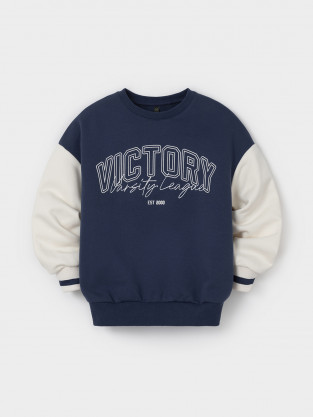 Свитшоты для мальчика, артикул: КР 303046, цвет: синий