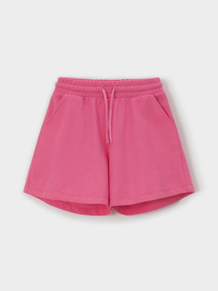 Шорты для девочки, артикул: КР 400904, цвет: ярко-розовый