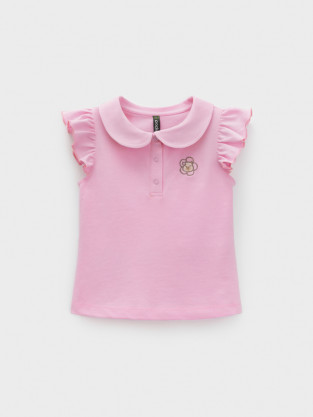 Футболка для девочки, артикул: КР 302935, цвет: розовый