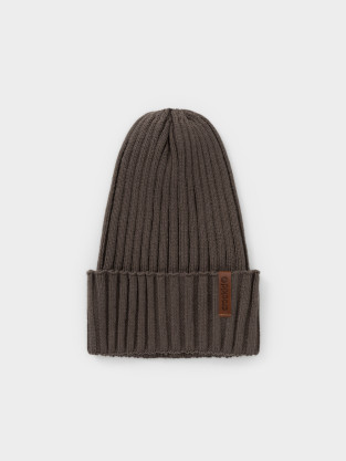 Шапка для мальчика, артикул: КВ 20447, цвет: коричневый