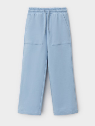 Брюки для девочки, артикул: КР 400926, цвет: голубой