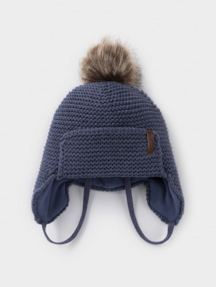 Шапка для мальчика, артикул: КВ 20403/ш, цвет: синий