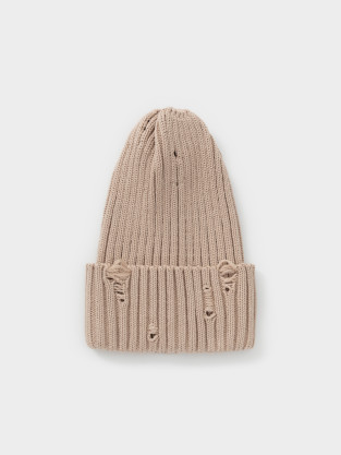 Шапка для девочки, артикул: КВ 20445, цвет: бежевый