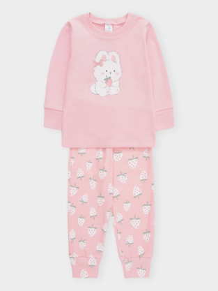 Пижама для девочки, артикул: К 1541, цвет: розовый