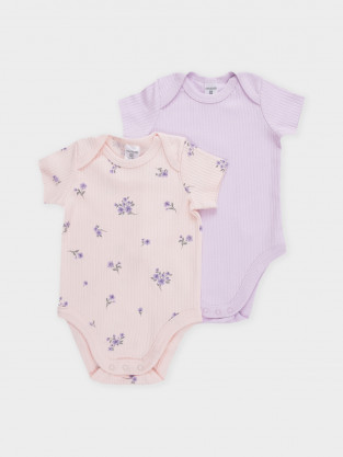 Боди для новорожденных, артикул: К 6525-2уп, цвет: фиолетовый