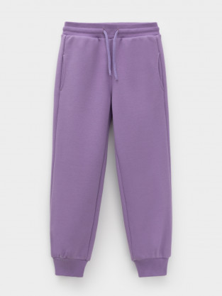 Брюки для девочки, артикул: КР 400850-1, цвет: фиолетовый