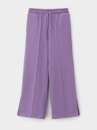 Брюки для девочки, артикул: КР 400901-1, цвет: фиолетовый