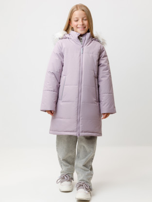 Пальто для девочки, артикул: ВК 38110/3 УЗГ, цвет: розовый