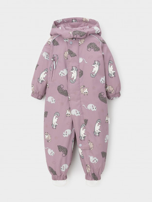 Комбинезоны утепленные для девочки, артикул: ВК 60138/н/1 УЗГ, цвет: розовый