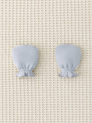 Рукавички для новорожденных, артикул: К 8506, цвет: голубой - 2 фото