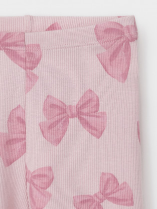 Лосины для девочки, артикул: КР 400770, цвет: светло-розовый - 2 фото