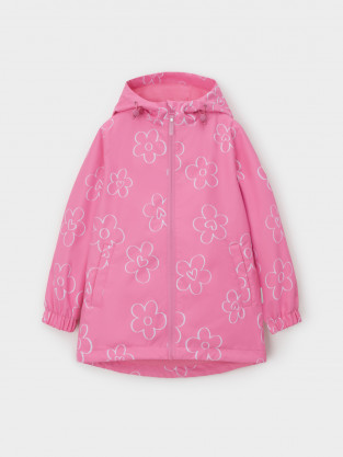 Куртка для девочки, артикул: ВК 32144/н/10 Ал, цвет: розовый - 2 фото