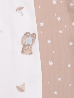 Комбинезон для новорожденных, артикул: К 6535-2уп, цвет: бежевый - 2 фото