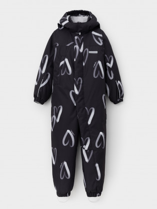 Комбинезоны утепленные для девочки, артикул: ВК 60069/н/7 УЗГ, цвет: черный3 - 2 фото