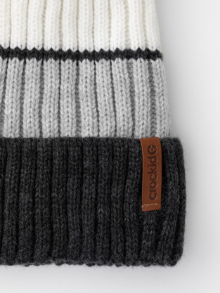 Шапка для мальчика, артикул: КВ 20409/ш, цвет: серый - 2 фото