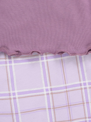 Пижама для девочки, артикул: К 1636, цвет: бордовый - 2 фото