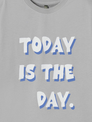 Футболка для мальчика, артикул: КР 303024, цвет: серый - 2 фото