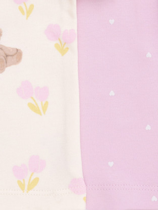 Футболка для новорожденных, артикул: К 301156-2уп, цвет: светло-розовый - 2 фото