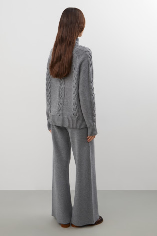 Джемперы женские для мам, артикул: ЕВ 30294/ш, цвет: серый - 2 фото