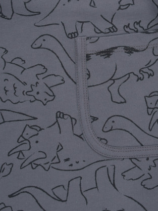 Халат для мальчика, артикул: К 5763, цвет: серый - 2 фото