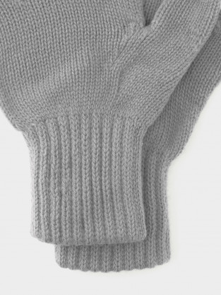 Перчатки для мальчика, артикул: К 125, цвет: серый - 2 фото