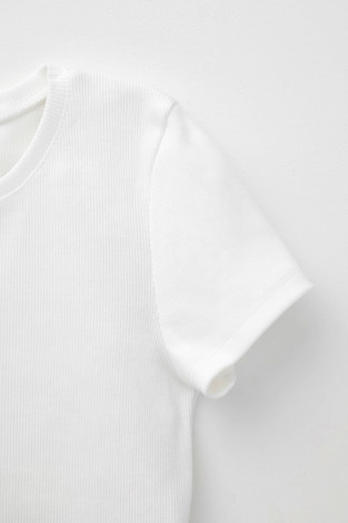 Футболка для девочки, артикул: КП 302049, цвет: белый - 2 фото