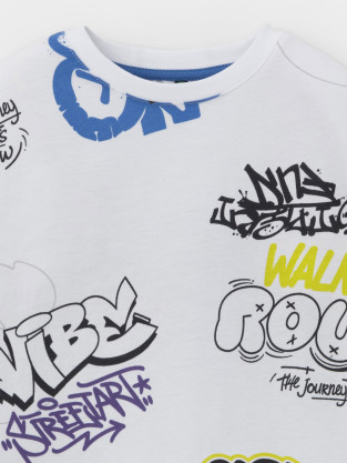 Лонгсливы для мальчика, артикул: КР 302273, цвет: белый - 2 фото