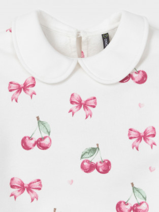 Свитшоты для девочки, артикул: КР 302961, цвет: сахар - 2 фото