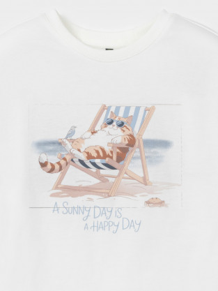 Футболка для девочки, артикул: КР 302992, цвет: сахар - 2 фото