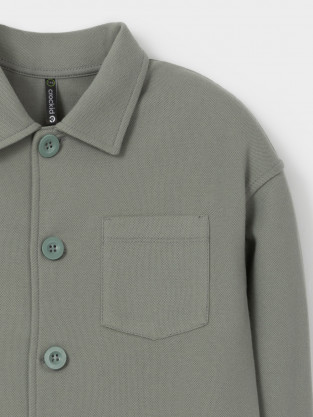 Рубашки для мальчика, артикул: КР 302982, цвет: хаки - 2 фото
